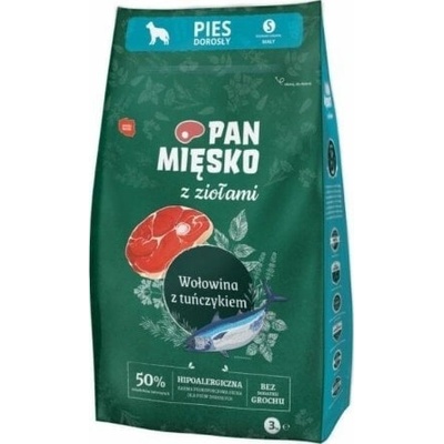 Pan Mięsko s bylinkami- Chipsy s hovězím masem a tuňákem S 3 kg