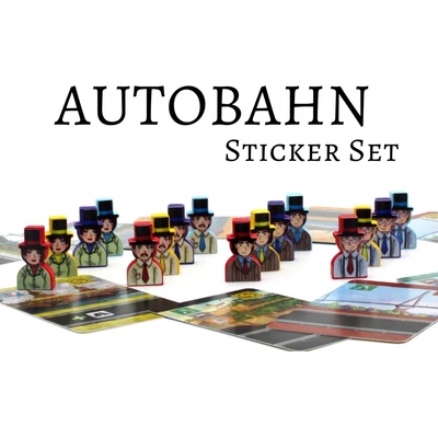 Meeple Stickers samolepky pro autobahn