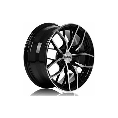 INTER ACTION FLASH 7x15 4x100 ET38 gloss black polished