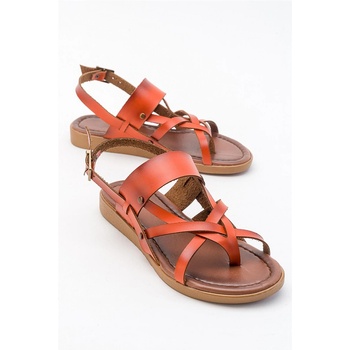 Moda Trend Дамски ежедневни сандали - Оранжеви #381673 (381673_Оранжев)