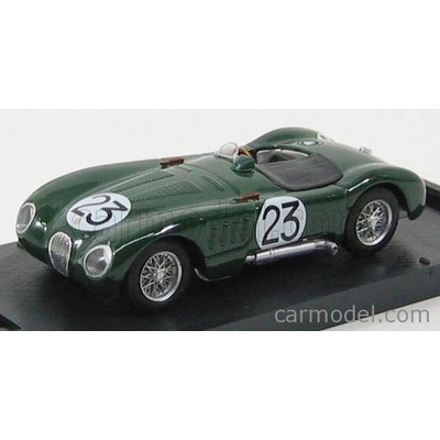 Brumm Jaguar C Type Le Mans 1951 Johnson biondetti Britská Závodní Zelená 1:43