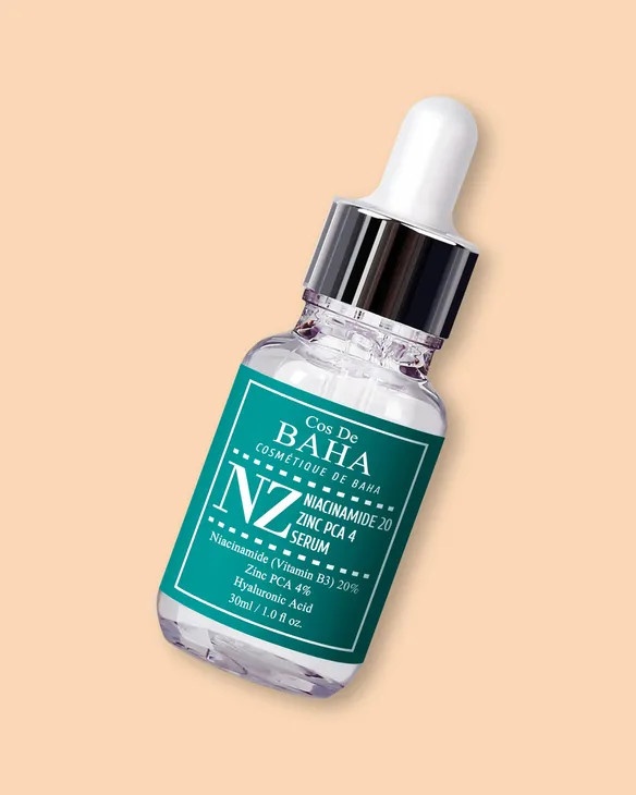 Sérum Cos De BAHA NZ - Niacinamide 20% Et Zinc 4%, 30 Ml, Pour Usage Quotidien, Neuf