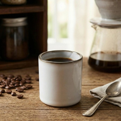 REVOL Šálka na espresso biely oblak CARACTERE 80 ml
