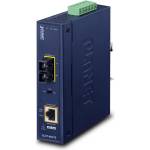 PLANET IP30 Industrial 10/100/1000BAS мрежов медиен конвертор 1000 Мбит/с Син (IGTP-802TS)
