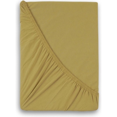 Kvalitex Jersey prostěradlo s lycrou béžové 160x200