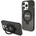 GUESS Кейс Guess Ring Stand Script Glitter MagSafe за iPhone 14 Pro, черен (GUE003420-0)