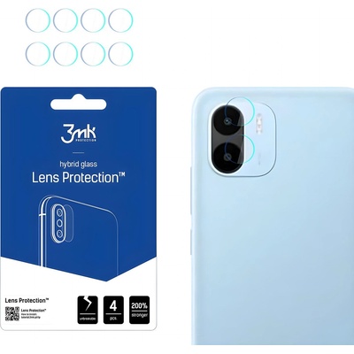 3mk Protection 4x Стъкло за камера 3mk за Xiaomi Redmi A1/Redmi A1 Plus - Прозрачен KP22669 (22669)