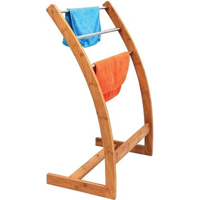 MSV ПОСТАВКА ЗА ХАВЛИИ 3 НИВА 57x35x85 СТОЯЩА БАМУК/МЕТАЛ (140620)