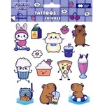 GDD Washable Tattoos Yummy Yum Capybara HAPPY COLOR