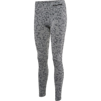HUMMEL MT PI SEAMLESS MID WAIST TIGHTS dámské bezešvé legíny Šedá