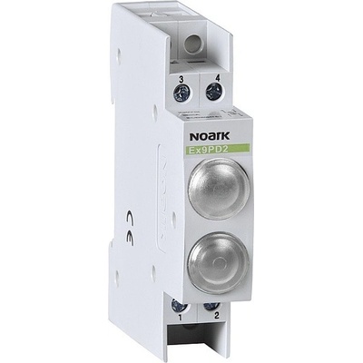 Noark 230V AC/DC, 1 bílá LED a 1 bílá LED Ex9PD2ww 230V AC/DC /102528/