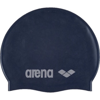 Arena Детска шапка за плуване Arena Kid's Classic Silicone Swim cap - Denim / Silver - размер One Size (581-0114-0411)