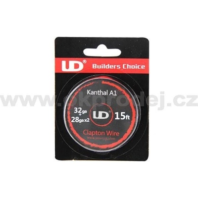 UD Clapton odporový drát 28ga*2 + 32ga 5m 1ks