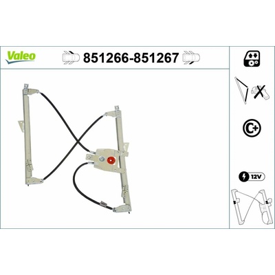 Zvedací zařízení oken VALEO 851267