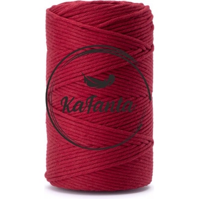 Macrame příze KaFanta PREMIUM 3mm/200m - red wine