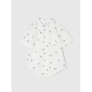 GAP Бебешка шарена риза GAP GAP | Byal | Момчешки | 110