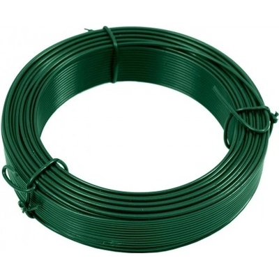 GTEX Vázací drát - poplastovaný PVC 1,40 mm / 1,80 mm - zelený 50m