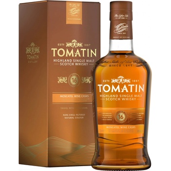 Tomatin 16y Moscatel Wine Cask 46% 0,7 l (karton)