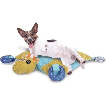 Camon multifunkčná deka s hračkami so zvukom 50 x 50 cm