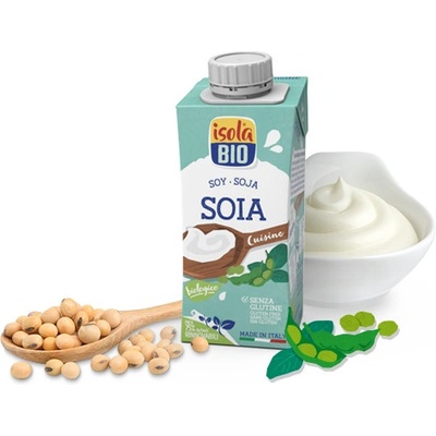 Isola Bio Sójový krém na varenie a pečenie 6% 200 ml