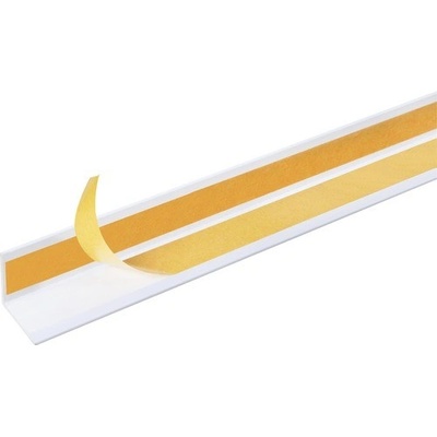 L profil PVC biely samolepiaci 15x15x1 mm 2,6 m