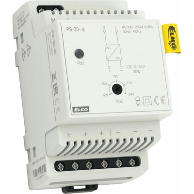 Spínaný stabilizovaný napájecí zdroj PS-30-R ELKO EP 8595188136655