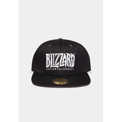 Overwatch Blizzard Logo Snapback Cap Black