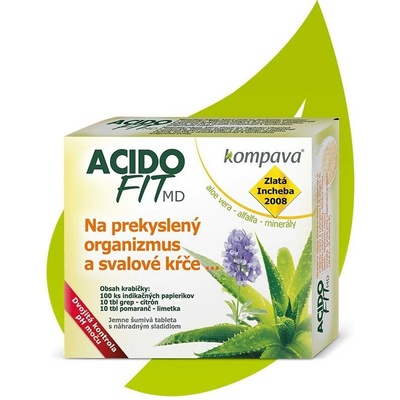 Kompava Acidofit MD MIX 20 tablet + 100 ks papírků
