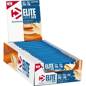 Dymatize Elite Layer Bar [18 x 60 грама] Бял шоколад с ванилия и карамел