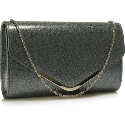 L&S kabelka spojky velké klapky LS-LSE00266 grey šedé