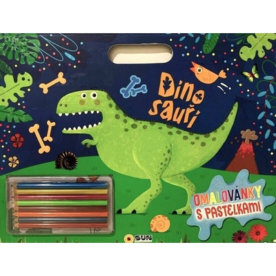 Dinosauři Omalovánky s pastelkami