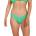 Rip Curl Custom Rib Hi Leg Cheeky bikini bottom - Green (Green)