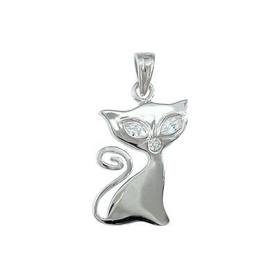 Infinitysilver Stříbrný přívěsek kočka L446982