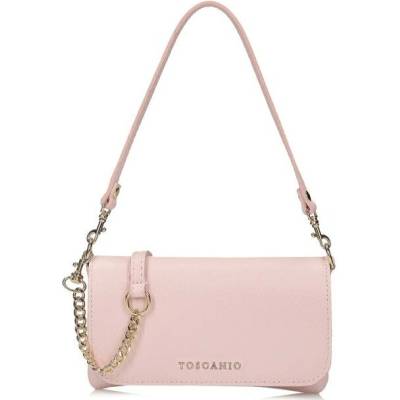 Toscanio kožená kabelka H26 TOS T3203 fuksia