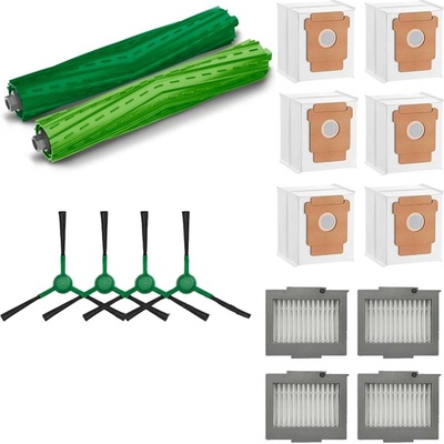 Комплект четки, филтри, мопове и торбички Mobilly за iRobot Roomba Plus 504 Vac, Max 705 Vac, 16 бр (iRobot Roomba Plus 504, 16 pcs)