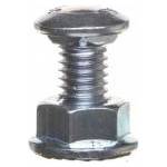 Baks Mushroom screw + barbed collar cap SGK M8X14 651241 /100pcs. /