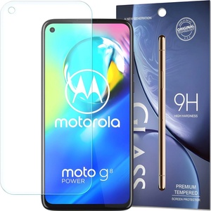Motorola Темперирано защитно стъкло 9H за Motorola Moto G8 Power - Прозрачен KP9782