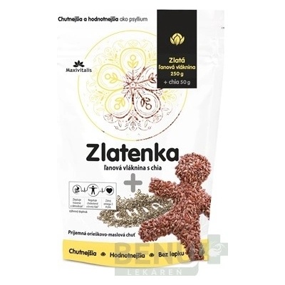 Maxivitalis Zlatěnka lněná vláknina s chia 300 g