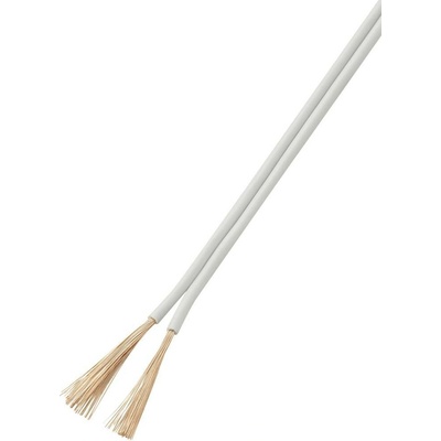 Tru Components 93030c539 lanko/ licna 2 x 1.50 mm² bílá 25 m