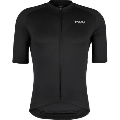 Northwave Мъжка фланелка с къс ръкав за колоездене Northwave Force 2 Jersey Short Sleeve Cycling jersey - Black - размер XXL (056-3146-0115)