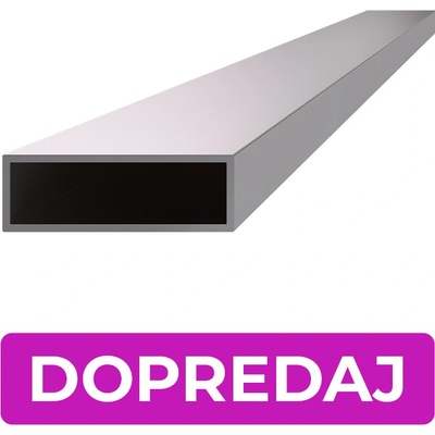 DOPREDAJ profil 60 x 20 x 2 x 4000 mm, brúsená AISI 304