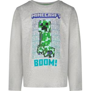 Minecraft Блуза с дълъг ръкав Minecraft Creeper Logo, размер 116 (GC-MNCT-261_116)
