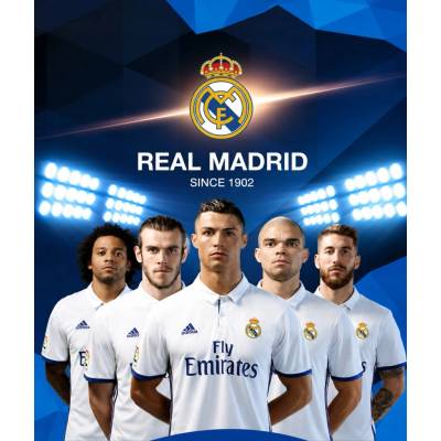 Astra Zošit tri riadky A5 Real Madrid