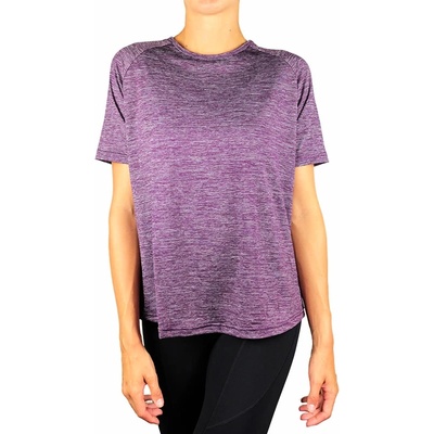 Endurance Dámske tričko Athlecia Pasew Melange Seamless Tee fialové