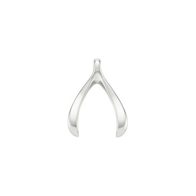 Basics Strieborný prívesok Wishbone P5654