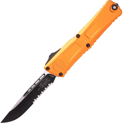Microtech COMBAT TROODON GEN III S/E BLACK PART SERRATE ORANGE 1143-2OR