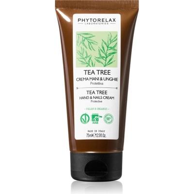 Phytorelax Laboratories Tea Tree омекотяващ крем за ръце и нокти 75ml
