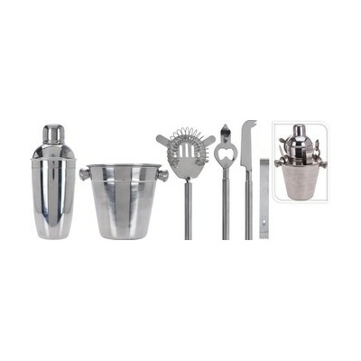 Excellent Houseware Barmanská súprava Chrom 6-dielna