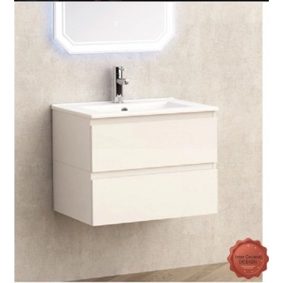 Inter Ceramic Долен конзолен pvc шкаф за баня bg 6023-1+6023-2+УМИВ. 6066/4661