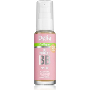 Delia Cosmetics BB So Perfect матиращ ВВ крем с хидратиращ ефект цвят 02 Medium 30ml